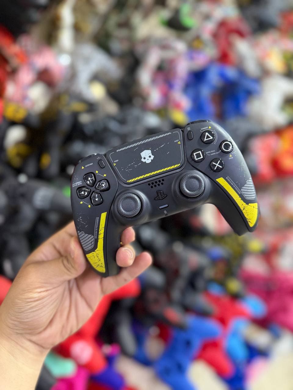 دسته بازی پلی 4 طرح Dualsense Ps5 گرید A+ مدل T31 باندل Helldivers Limited edition باتری 1500 — تصویر ۲