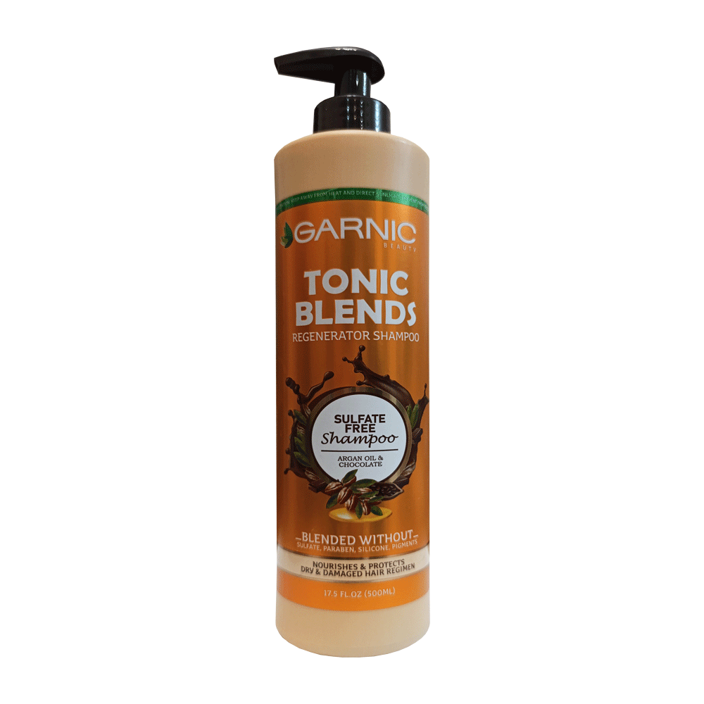 شامپو مو گارنیک مدل Tonic Blends مخصوص موهای خشک و آسیب دیده حجم 500 میلی لیتر
