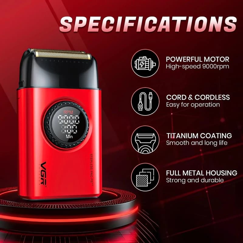 ماشین اصلاح شیور وی جی آر VGR V-377 — تصویر ۵