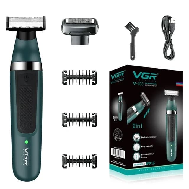 ماشین اصلاح وی جی آر مدل V-393؛ ترکیب هوشمندانه قدرت، دقت و آراستگی حرفه ای — تصویر ۳