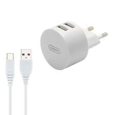 شارژر ترانیو v90 همراه کابل micro usb — تصویر ۳