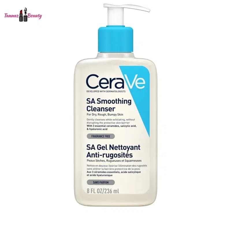 ژل شستشوی سراوی CeraVe SA Smoothing اصل حجم 236 میل — تصویر ۲