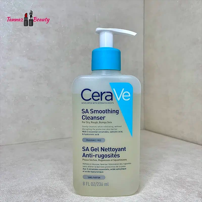 ژل شستشوی سراوی CeraVe SA Smoothing اصل حجم 236 میل — تصویر ۳