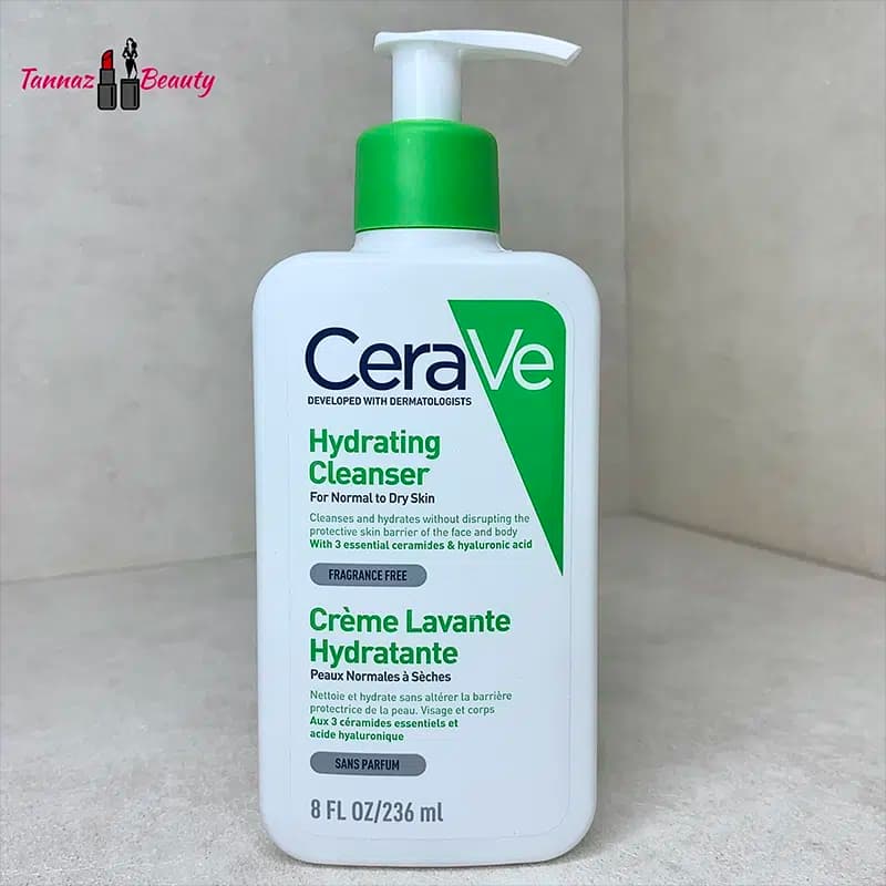 شوینده پوست خشک سراوی CERAVE اصل مدل هیدراتینگ | حجم 236 و 473 میل — تصویر ۸