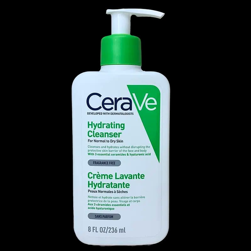شوینده پوست خشک سراوی CERAVE اصل مدل هیدراتینگ | حجم 236 و 473 میل — تصویر ۳