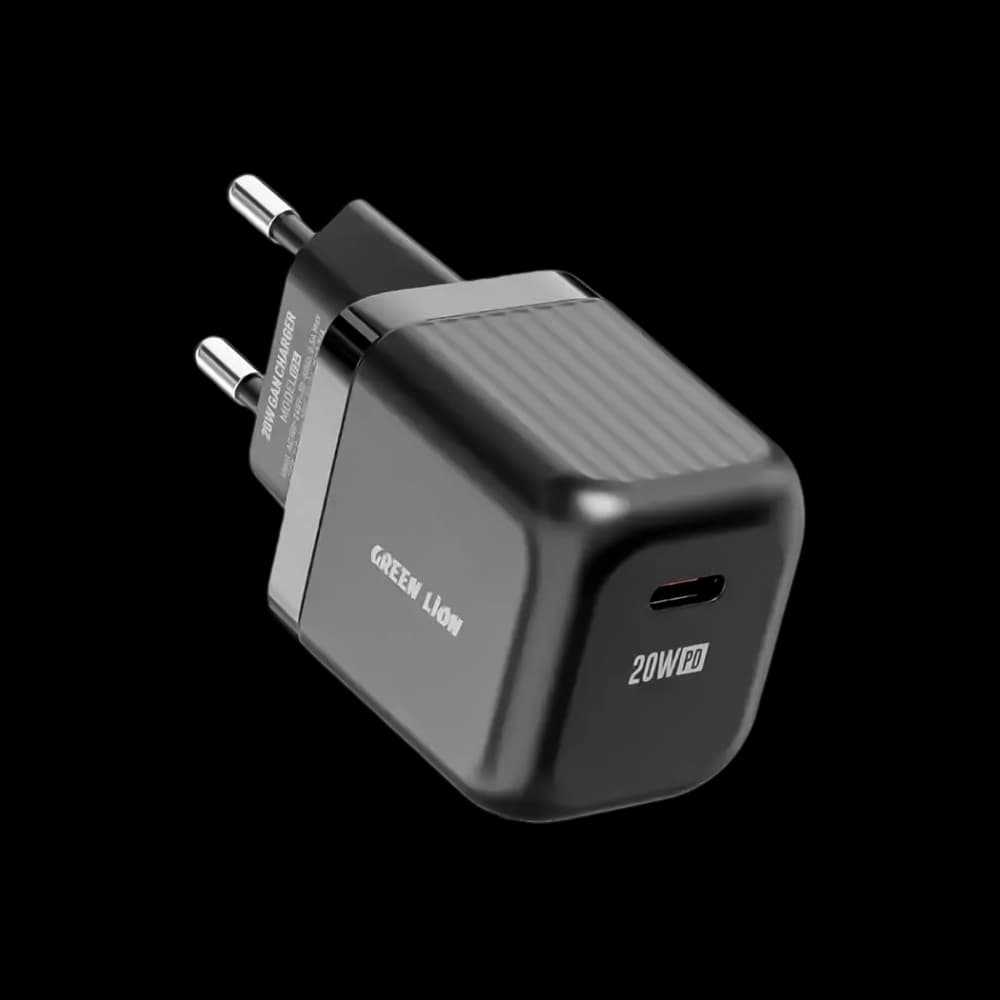آداپتور گرین لاین مدل Green Lion Ultra Compact Wall Charger با توان ۲۰ وات
