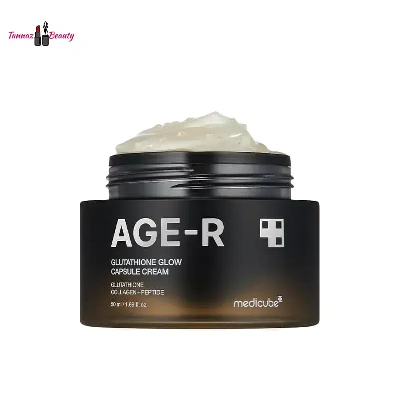 کرم کپسولی گلوتاتیون AGE-R مدیکیوب اصل | جوانساز و روشنکننده | 50ml