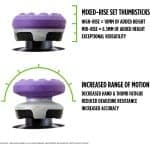 روکش آنالوگ کنترل فریک KontrolFreek – طرح Galaxy Purple — تصویر ۳