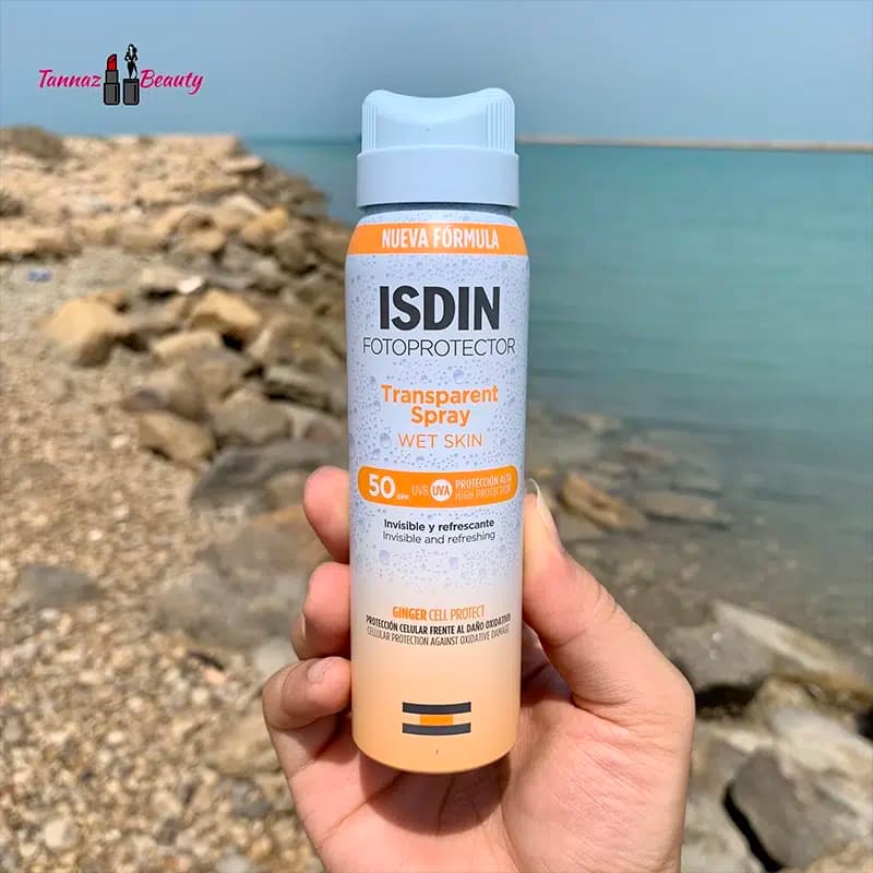 اسپری ضد آفتاب ایزدین SPF50 اصل 100 میل — تصویر ۲