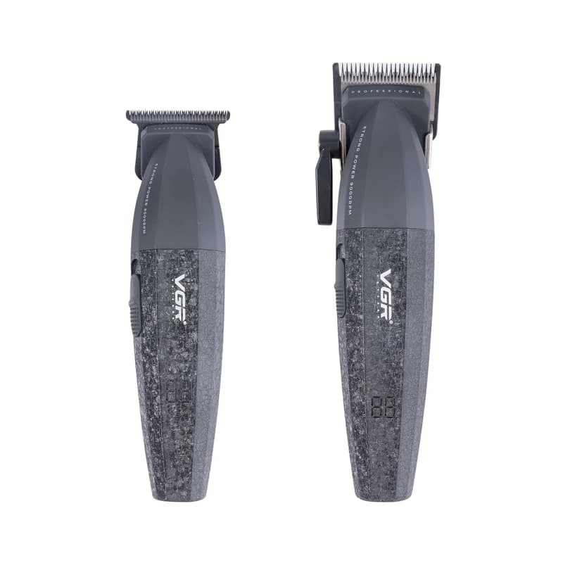 ست ماشین اصلاح سر و صورت وی جی آر مدل V-640S2؛ مظهر قدرت، دقت و آراستگی حرفه ای
