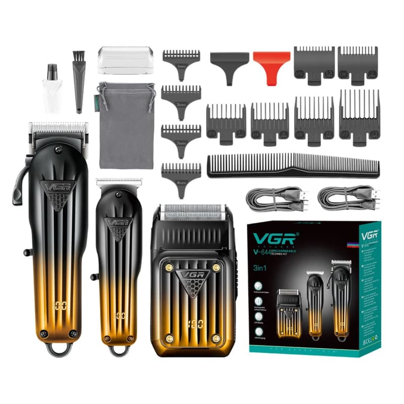 ست ماشین اصلاح وی جی آر مدل V-644 — تصویر ۳