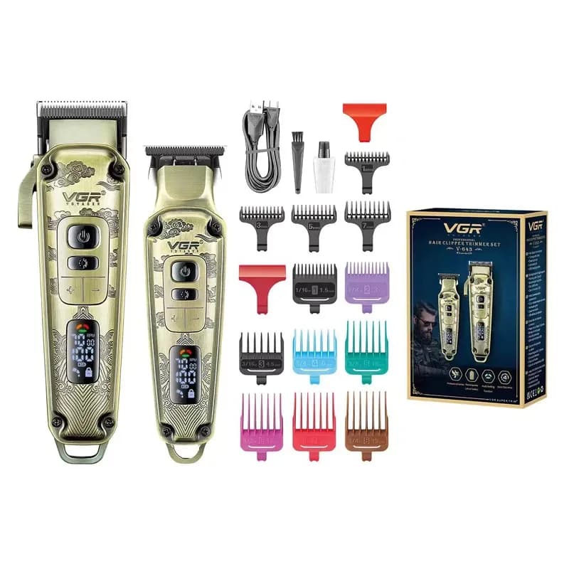 ست ماشین اصلاح وی جی آر مدل V-643 — تصویر ۴