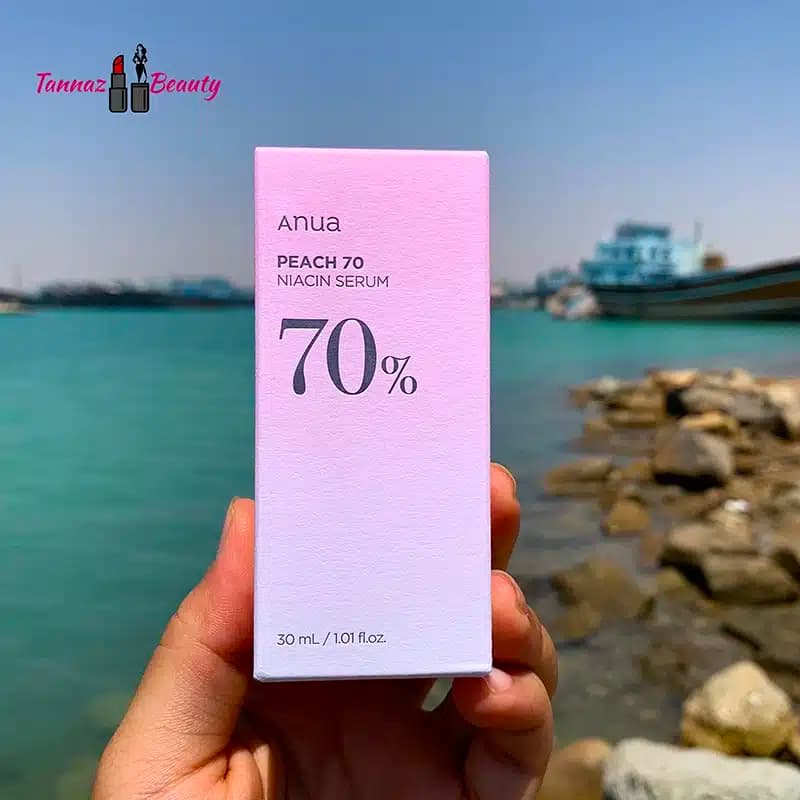 سرم هلو آنوا 70% اصل| 5% نیاسینامید| کره ای — تصویر ۲