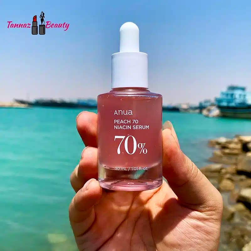 سرم هلو آنوا 70% اصل| 5% نیاسینامید| کره ای — تصویر ۳