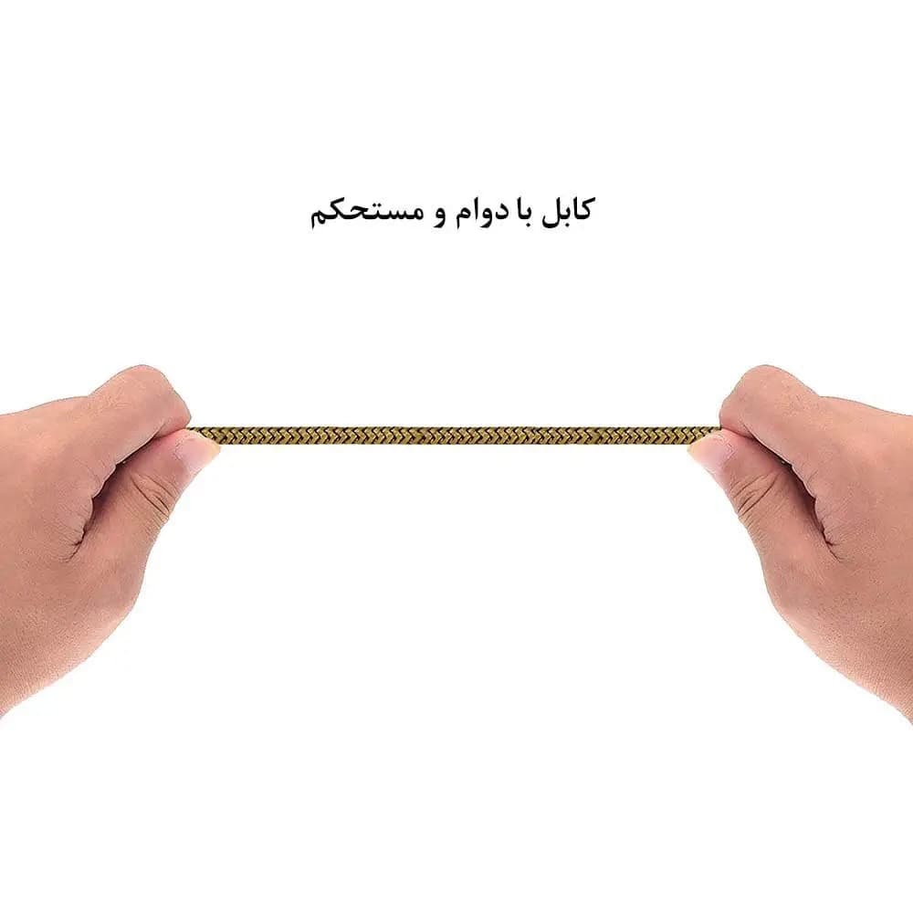 کابل شارژ و دیتا کلومن مدل KD-19 TYPE C — تصویر ۷