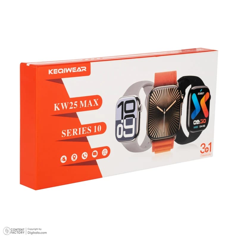 ساعت هوشمند کیکویر مدل KW25 MAX — تصویر ۳