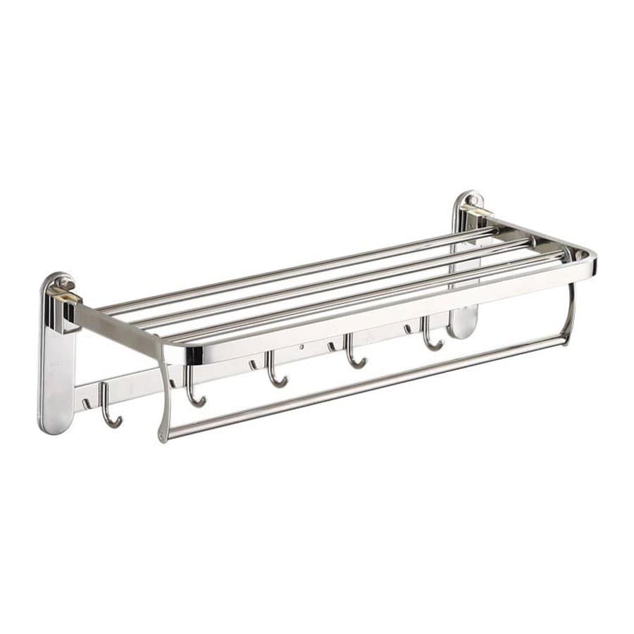 رخت آویز استیل 60cm تاشو R58 (کروم)