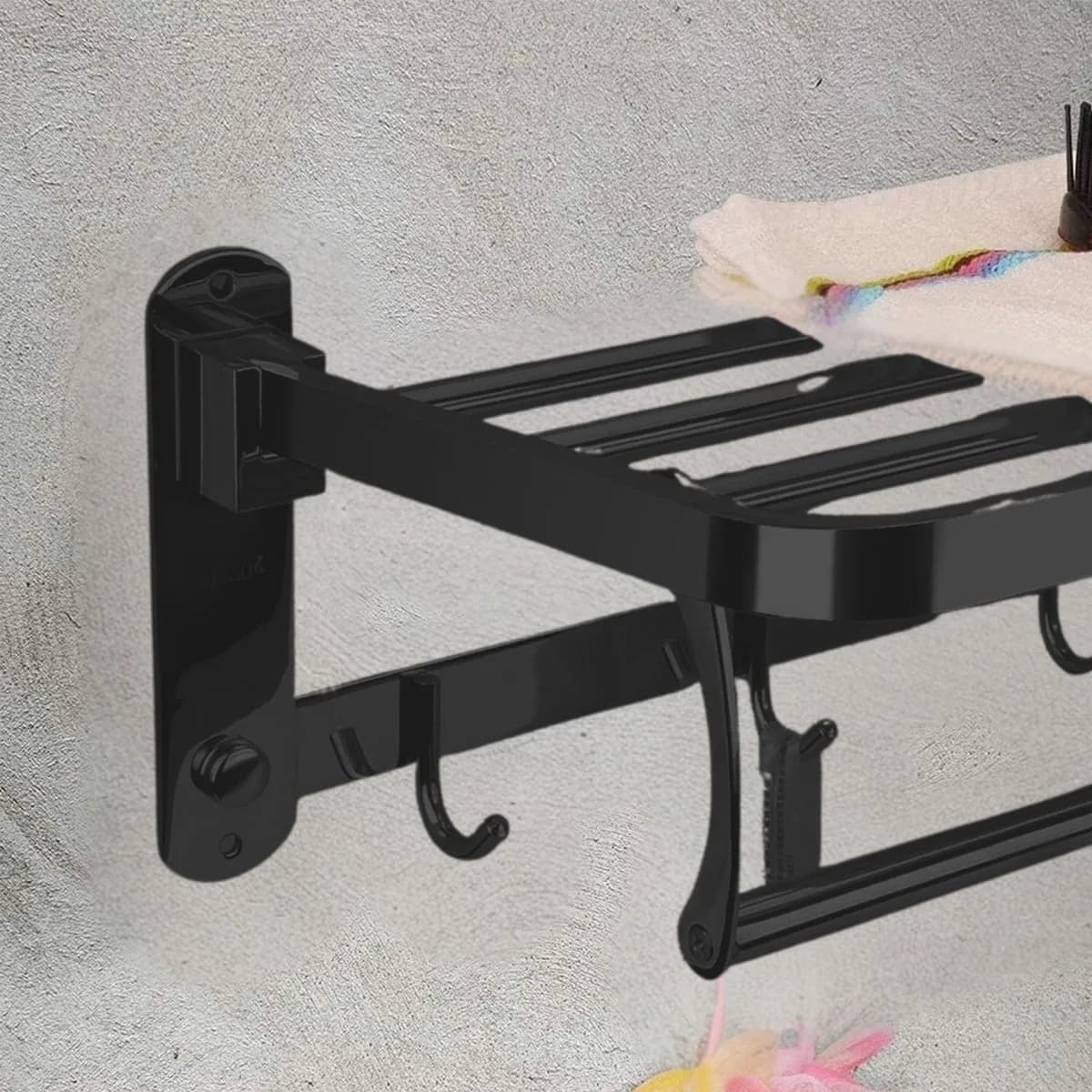رخت آویز 60cm تاشو R59 – مشکی — تصویر ۲