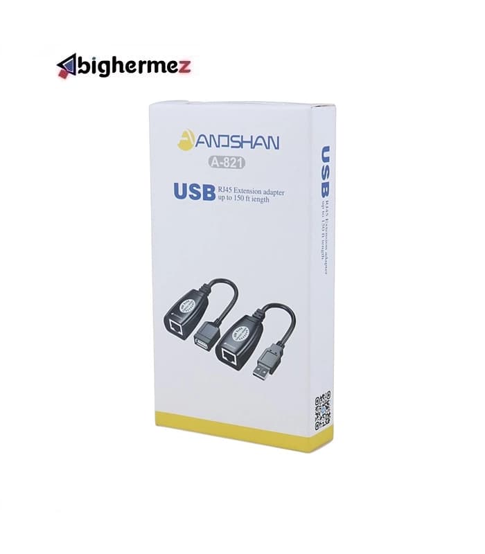 مبدل افزایش طول RJ45 USB تحت شبکه انوشان A-821