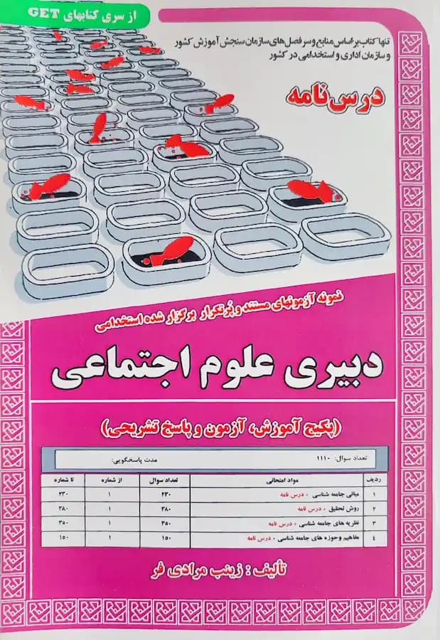 کتاب استخدامی دبیری علوم اجتماعی (درسنامه و تست) سامان سنجش