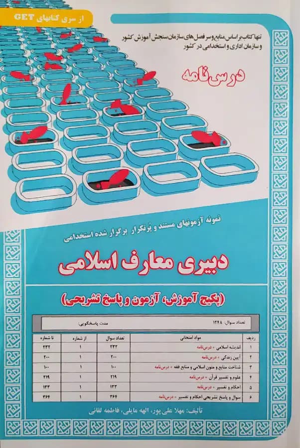 کتاب استخدامی دبیری معارف اسلامی (درسنامه و تست) سامان سنجش — تصویر ۲