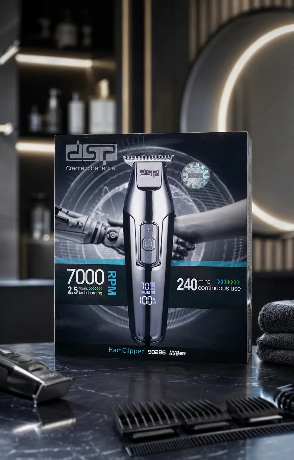 ماشین اصلاح خط زن DSP 7000مدل 90286 — تصویر ۳