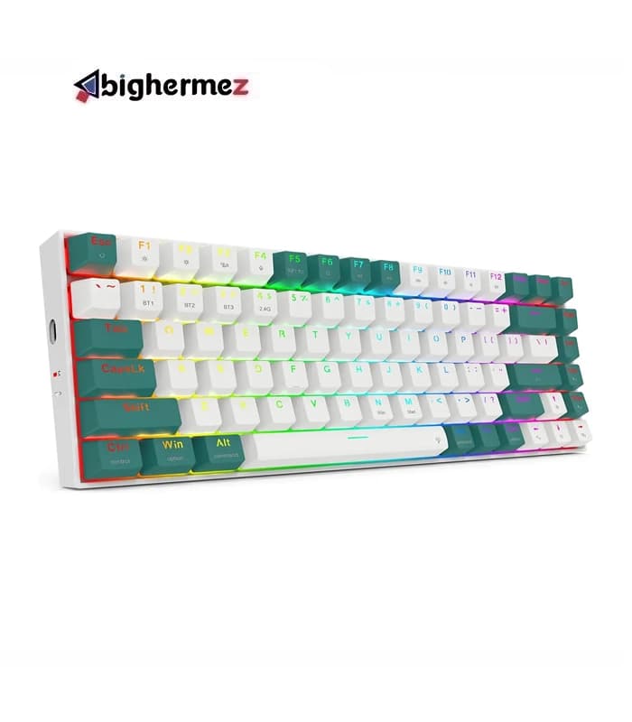 کیبورد بیسیم مکانیکال گیمینگ ردراگون مدل K678 WG SINGED Pro — تصویر ۳
