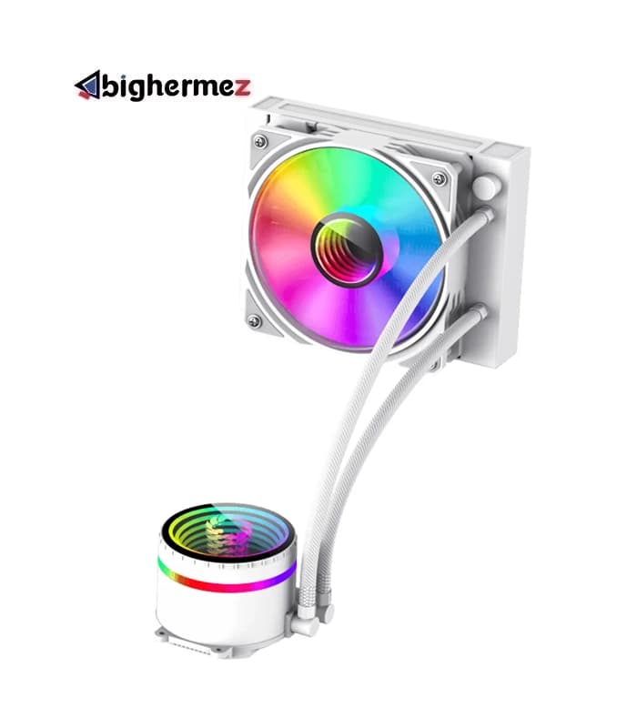 خنک کننده مایع پردازنده گیم مکس مدل IceBurg 120 Infinity White
