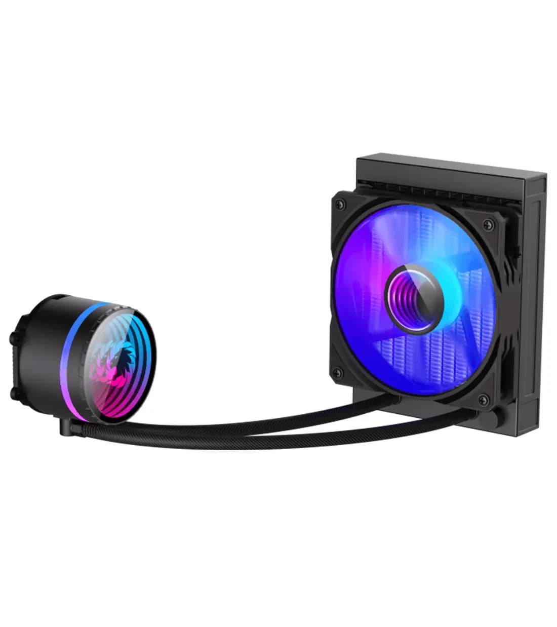 خنک کننده مایع پردازنده گیم مکس مدل IceBurg 120 Infinity Black — تصویر ۱۰