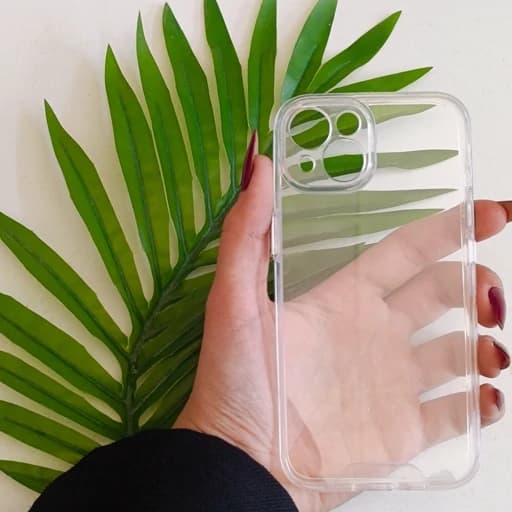 گارد گوشی شفاف Iphone 13 /Iphone 14 / Iphone 15 با دکمه های فلزی مارک Mcdodo قاب و کاور و محافظ موبایل — تصویر ۲