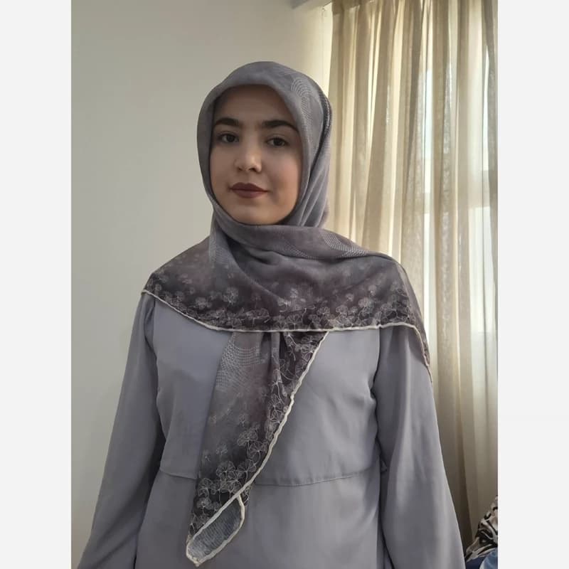 روسری نخی لبه دست دوز قواره 130