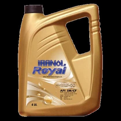 روغن موتور ایرانول رویال 10W40 SM با حجم 4 لیتر ( نیمه سنتتیک ) پلاستیکی