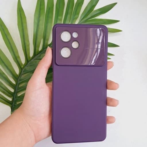 گارد گوشی شیائومی Poco X5 pro با محافظ لنز دوربین کاور و محافظ ایکس پنج پرو رنگ بنفش poco x5 pro — تصویر ۲