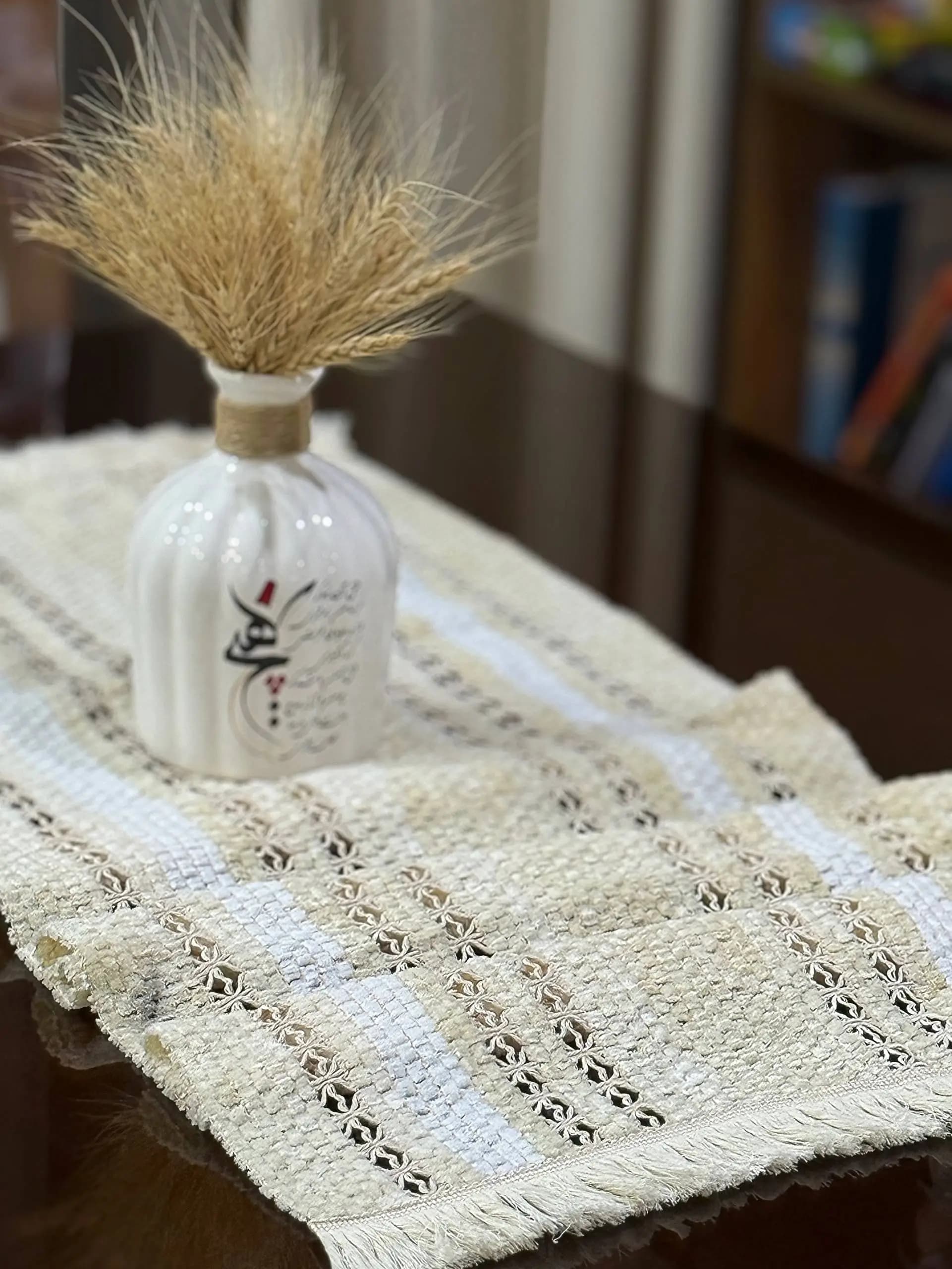 رانر ناهار خوری طرح گندم — تصویر ۲
