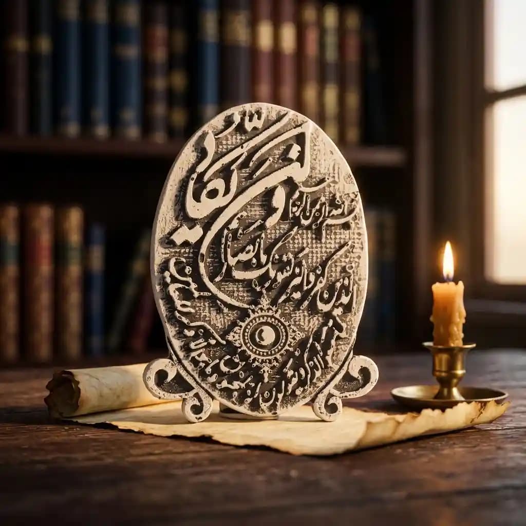 مجسمه کتیبه و ان یکاد — تصویر ۲