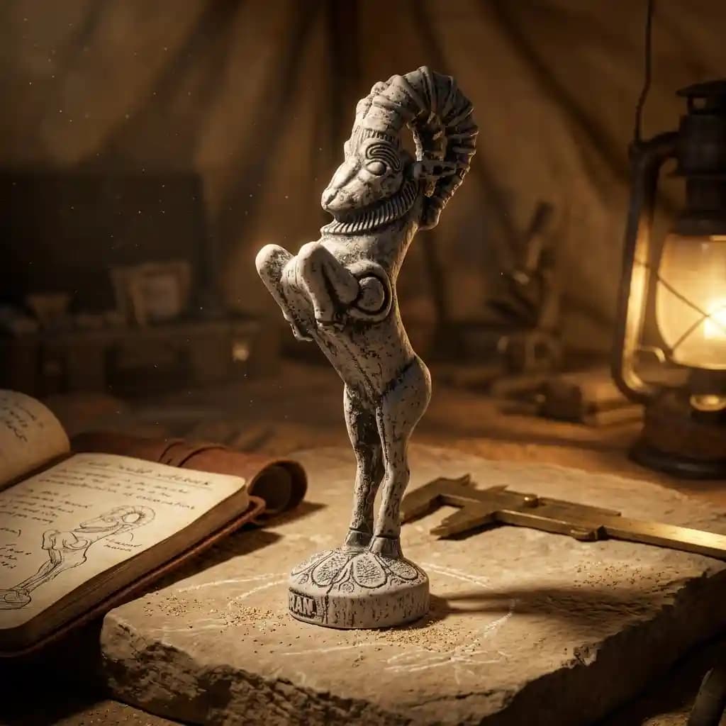 مجسمه قوچ ایستاده — تصویر ۲