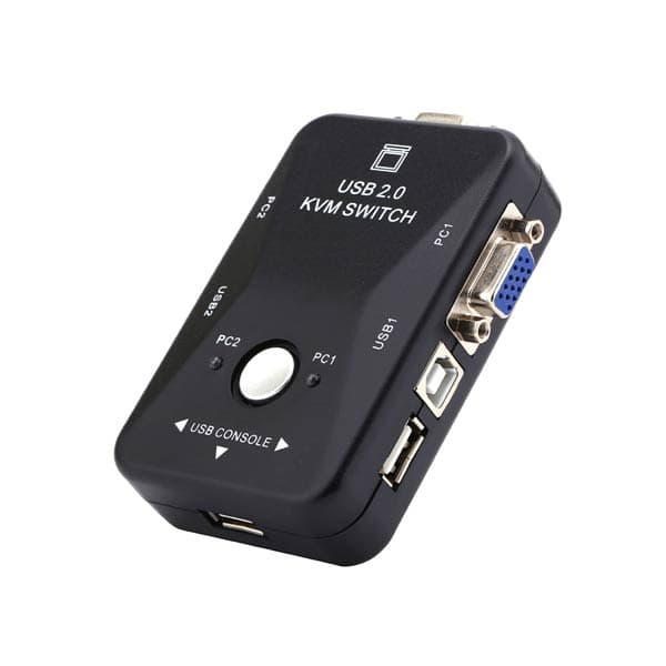 KVM کی وی ام 2 پورت USB 2.0 دستی مدل KVM21UA