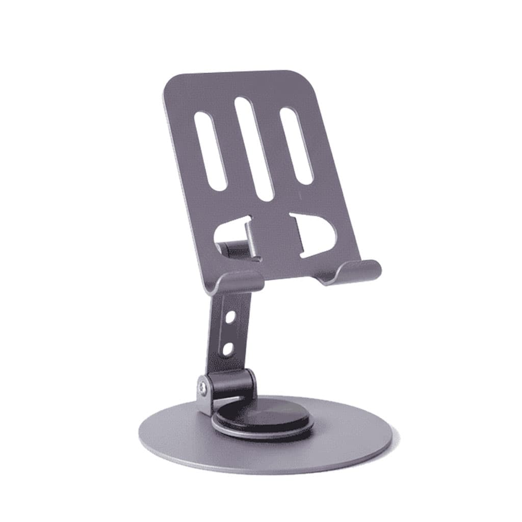 استند رومیزی فلزی پایه دار چرخشی 360درجه Collapsible Bracket L-381 — تصویر ۲