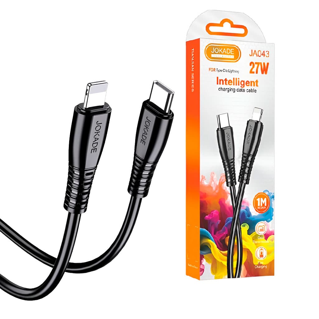 کابل شارژ و دیتا type c to lightning فست 1 متری Jokade JA043