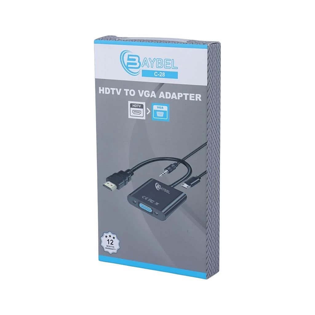 تبدیل HDMI TO VGA Baybel C-28 آداپتورخور مناسب برای کنسول بازی — تصویر ۷