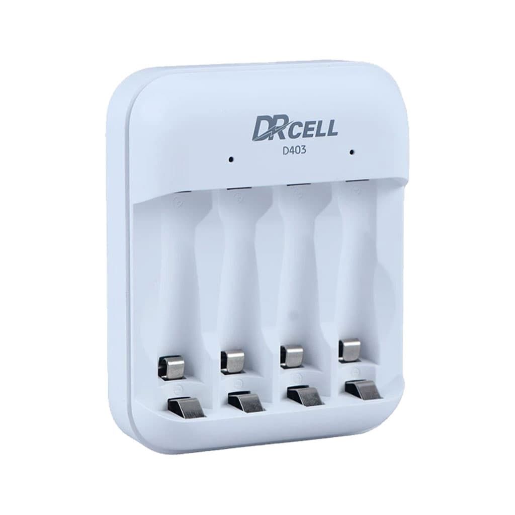 شارژر باتری 4 عددی قلم و نیم قلم DRCell D403 تایپ سی — تصویر ۲