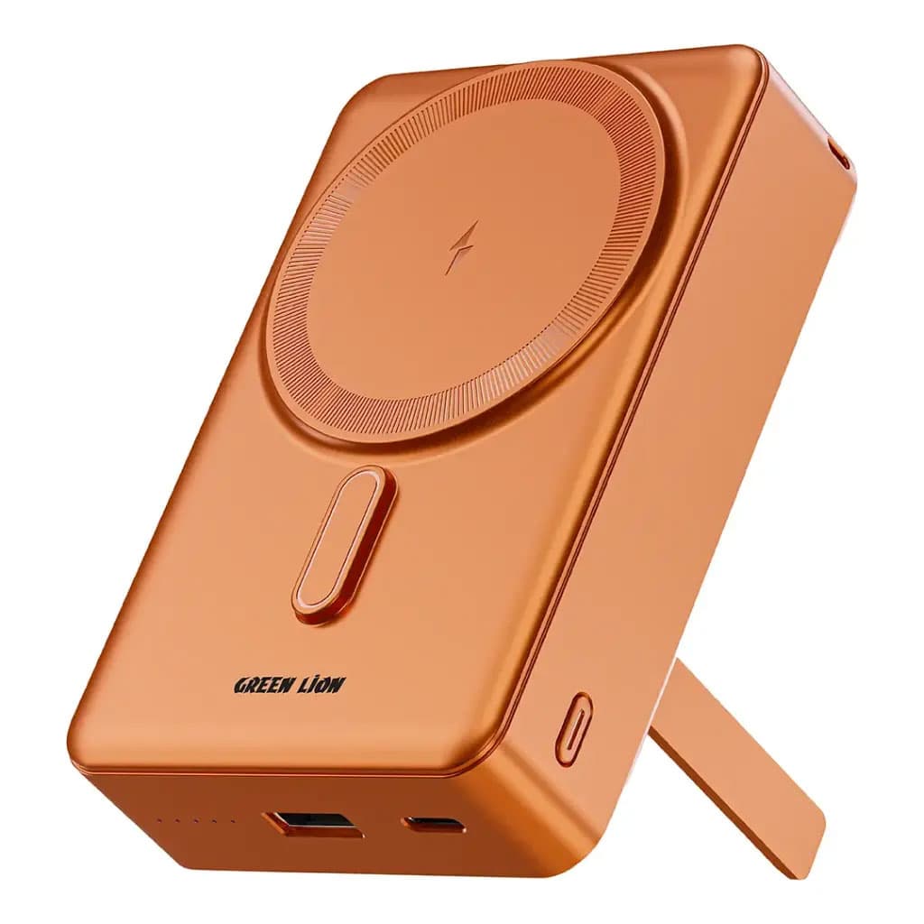 پاور بانک 20000mAh فست+وایرلس گرین لاین مدل سن مارینو Green Lion San Marino 20000mAh Power Bank — تصویر ۵