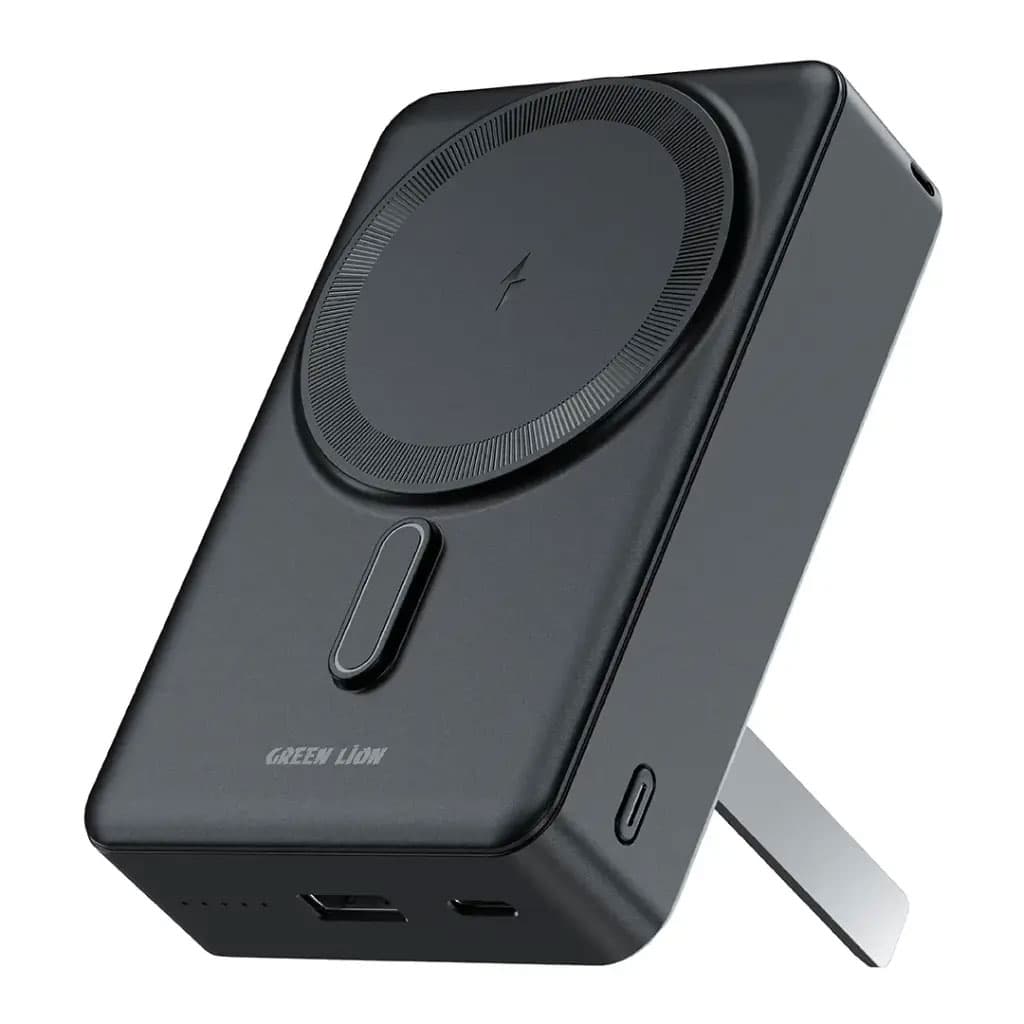پاور بانک 20000mAh فست+وایرلس گرین لاین مدل سن مارینو Green Lion San Marino 20000mAh Power Bank — تصویر ۴