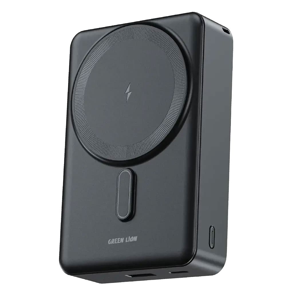 پاور بانک 20000mAh فست+وایرلس گرین لاین مدل سن مارینو Green Lion San Marino 20000mAh Power Bank — تصویر ۲
