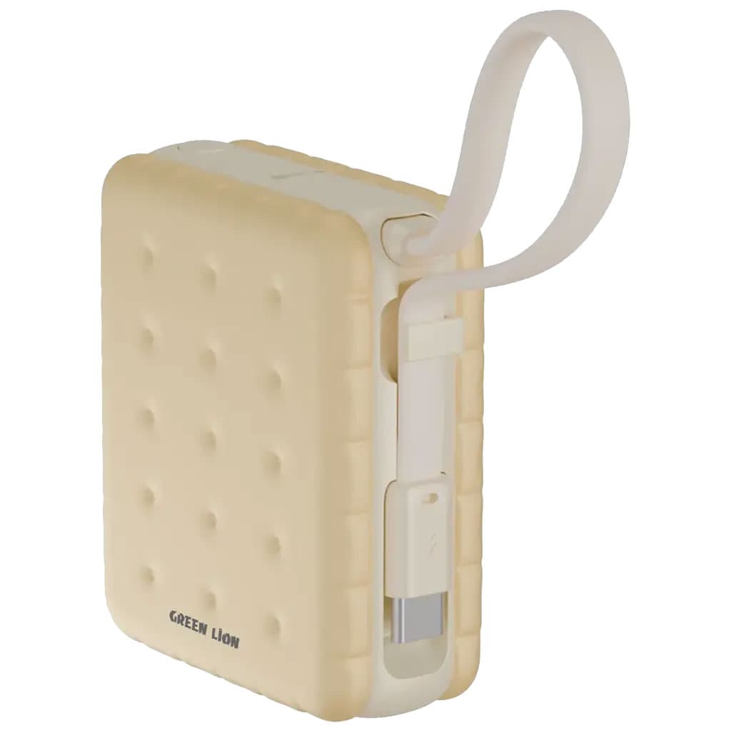 پاور بانک 10000mAh کابل متصل 20 وات گرین لاین مدل بیکر Green Lion Baker 10000mAh Power Bank GL-PX71 — تصویر ۳