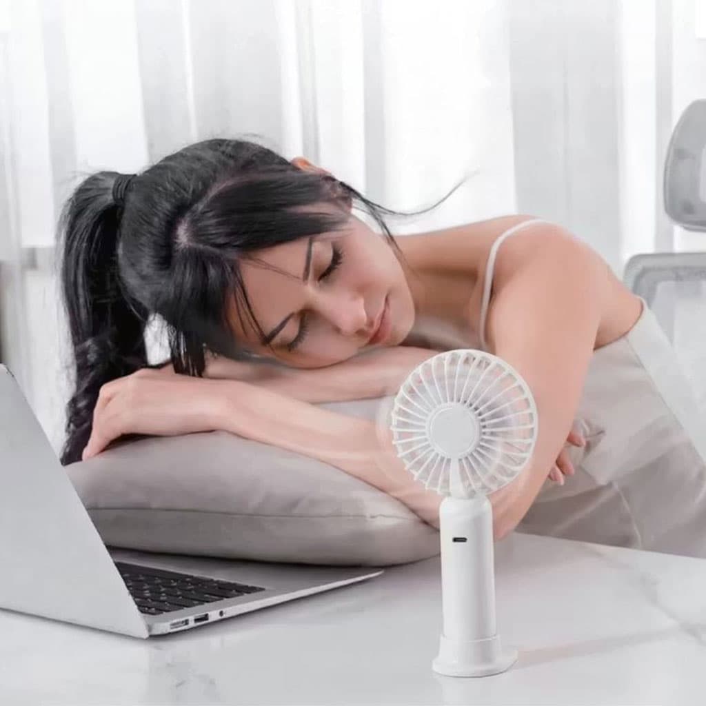 پنکه دستی شارژی صفحه نمایشدار پرودو مدل چیلو ایر Porodo Lifestyle Chillo Air Portable Fan LFS13 — تصویر ۴