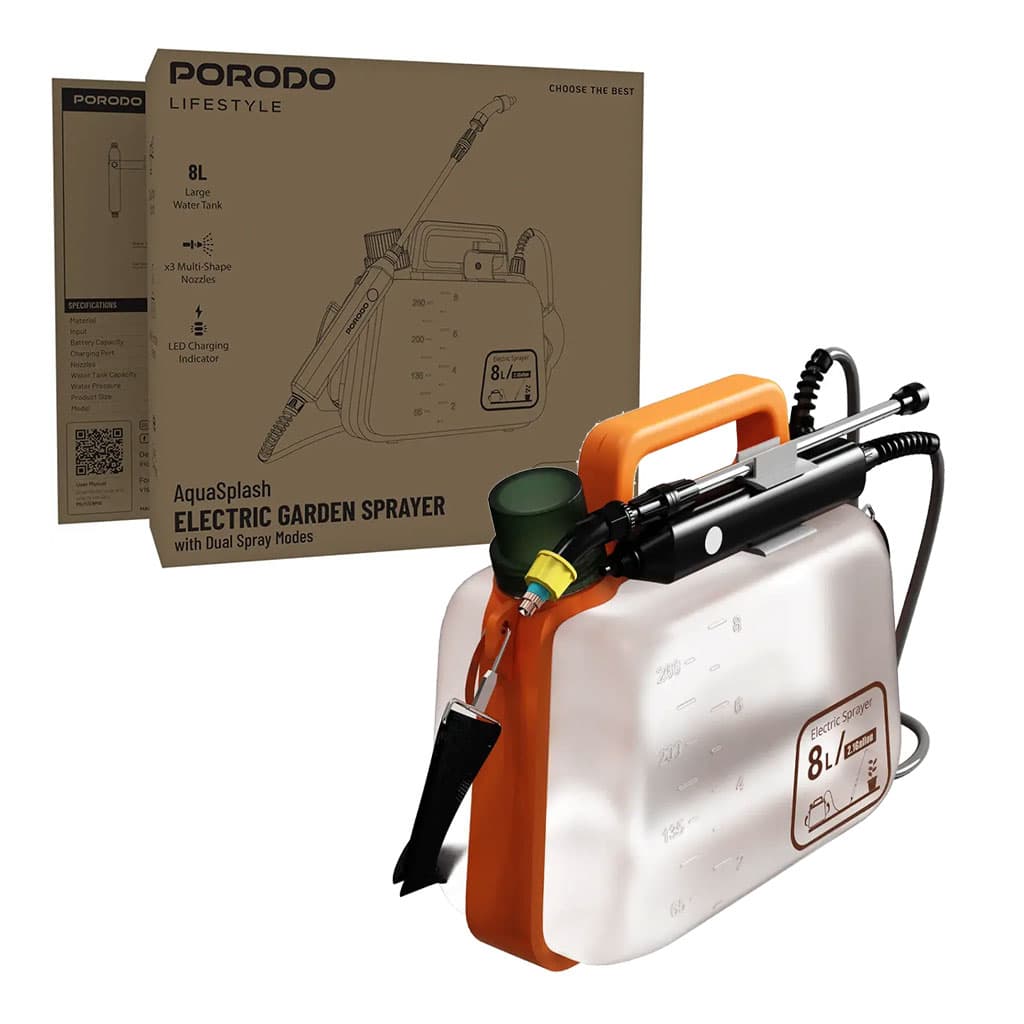 سمپاش شارژی 8 لیتری پرودو مدل آکوا اسپلش Porodo Lifestyle AquaSplash Electric Garden Sprayer