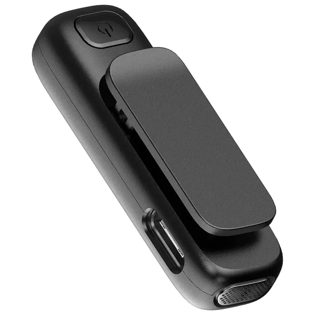 میکروفن یقه ای دو عددی بدون کیس پرودو مدل پروفشنال Porodo Blue Professional Dual Wireless Microphone — تصویر ۵