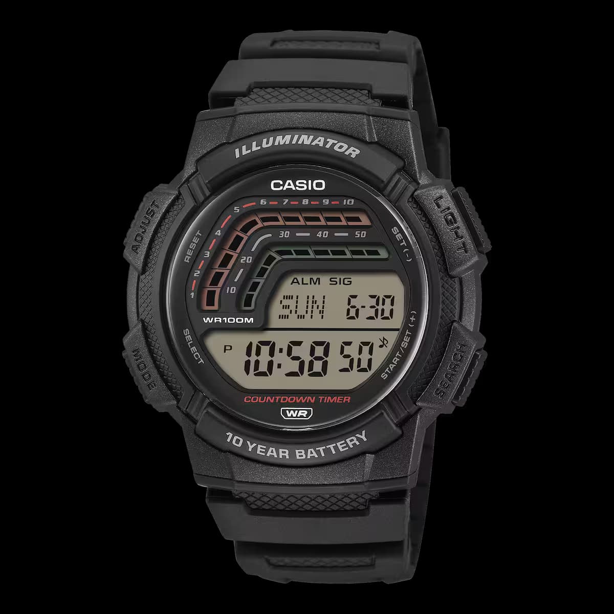 ساعت مچی مردانه کاسیو CASIO WS-1800-1AVDF