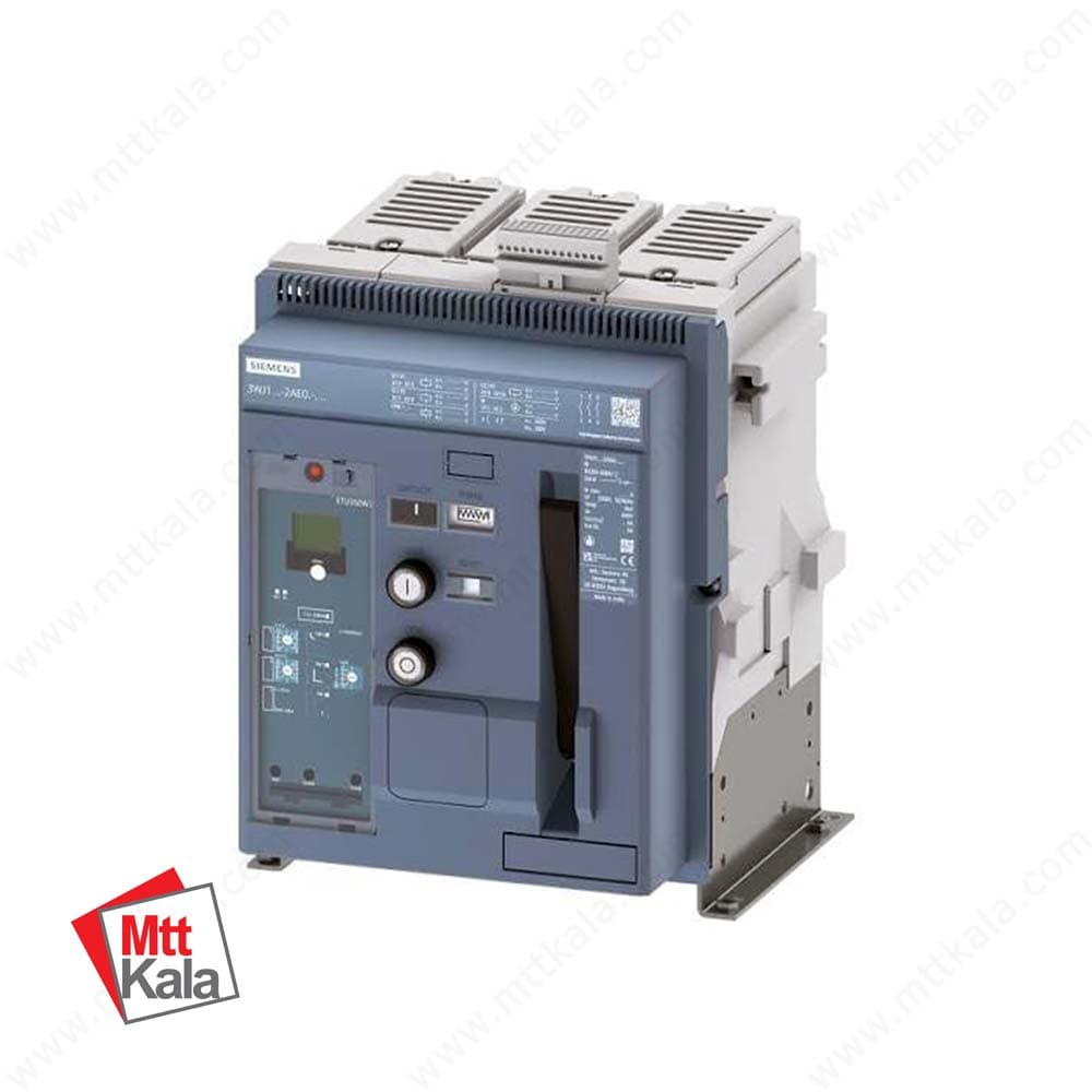 کلید هوایی فیکس 1600 آمپر سه پل زیمنس مدل 3WJ1116-2AE02-1AA0